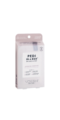 Pedi in a Box Deluxe 4 Step Jasmine Soothe Voesh spa pedicure kit